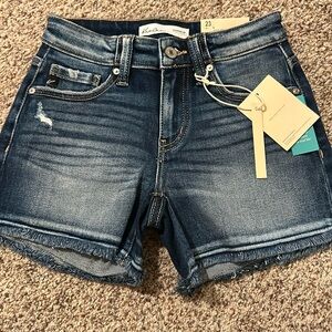 Brand New KANCAN distressed shorts sz 23